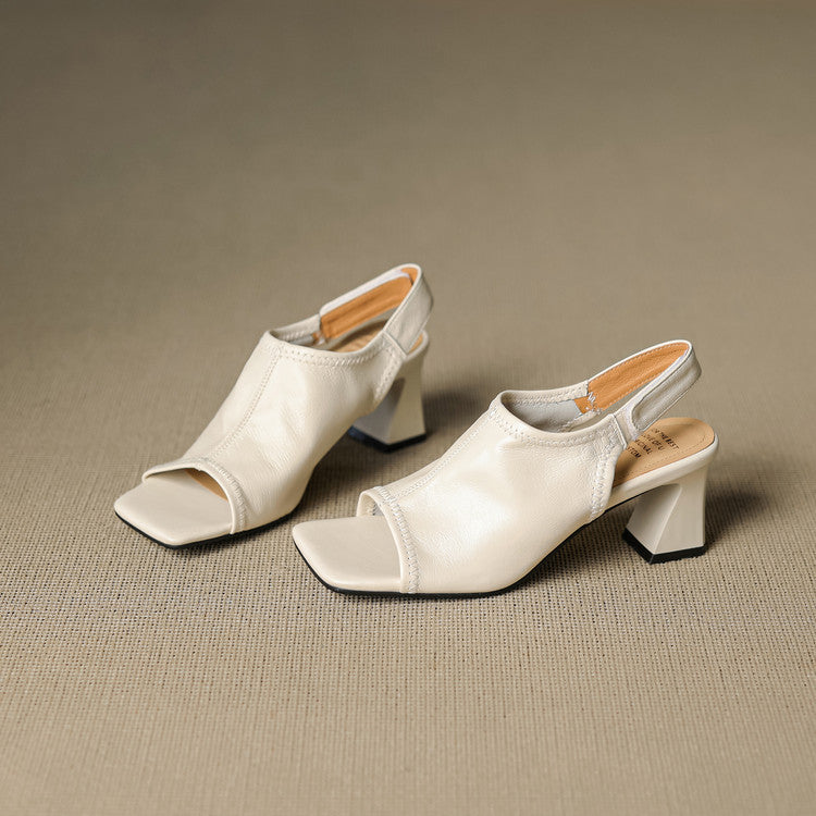 Tacchi slingback Velra in vera pelle