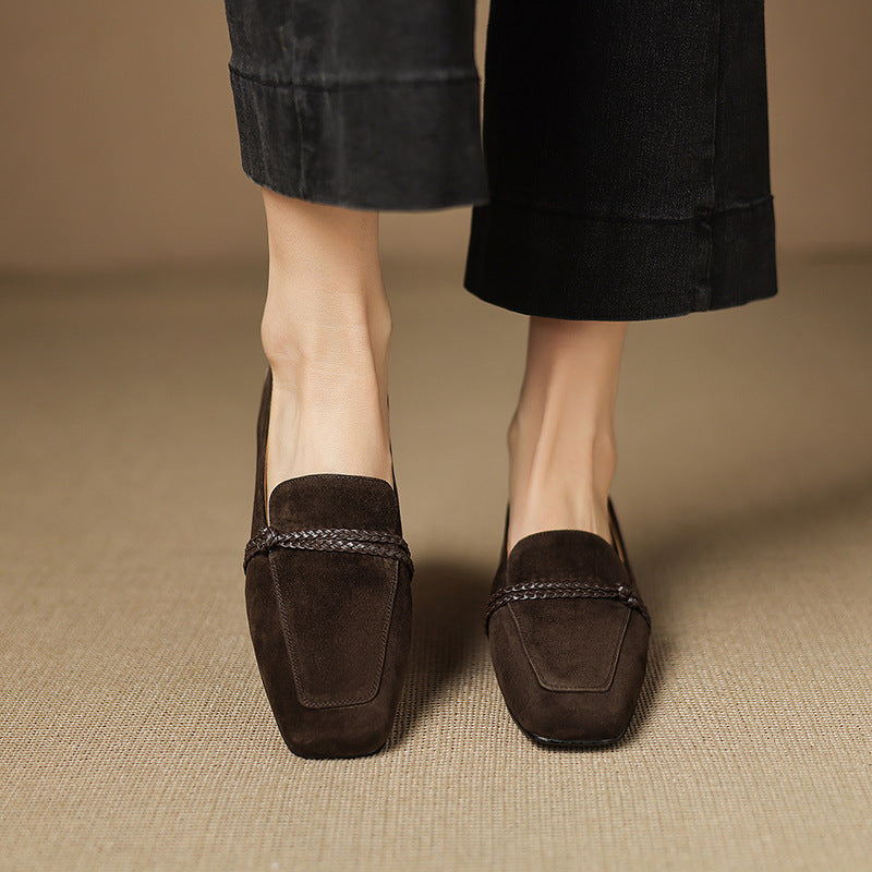 Saraline Suede Loafers