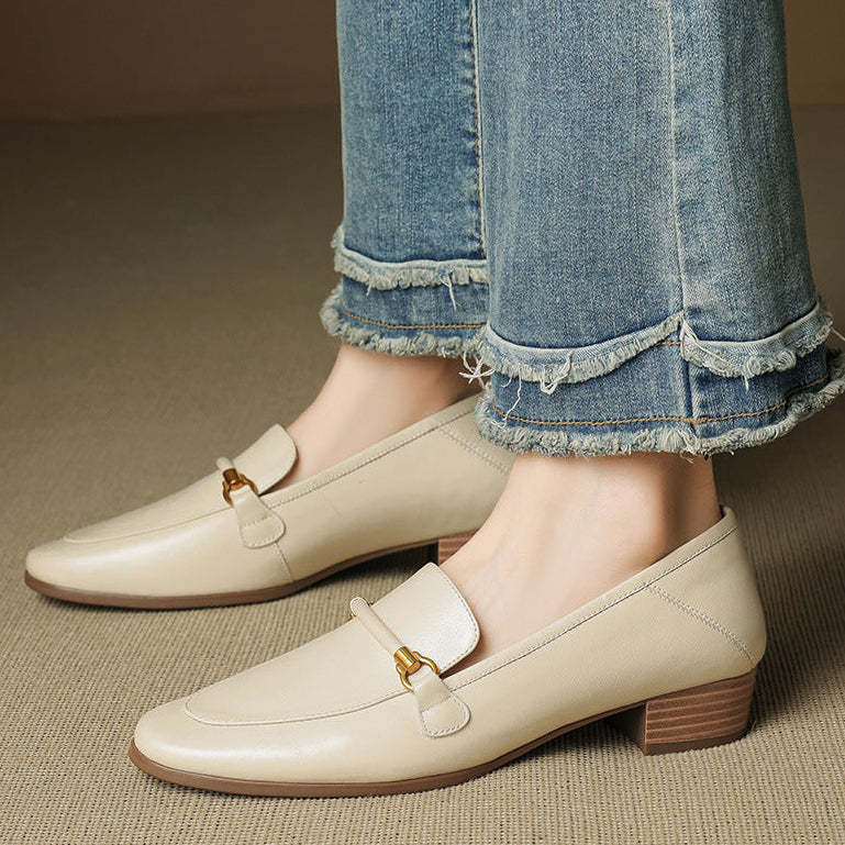 Mocassins Sera en cuir véritable