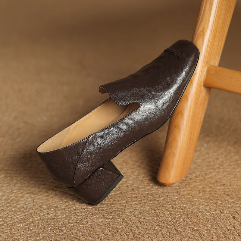 Alis loafers i ægte læder