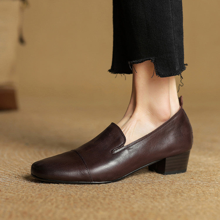 Leena Loafers i Äkta Läder