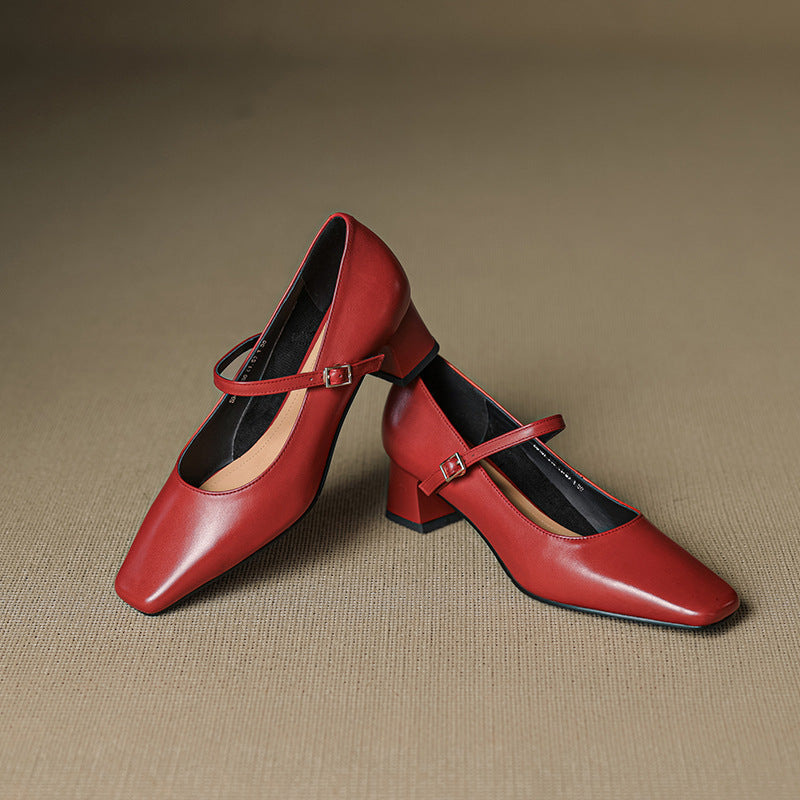Lévana Genuine Leather Heels