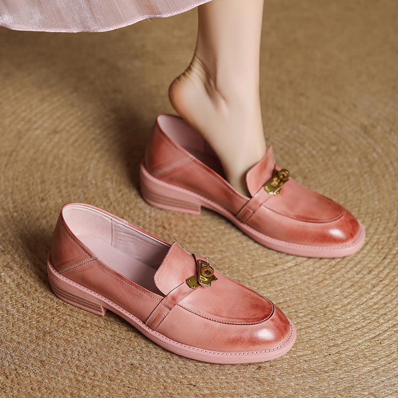 Lena Loafers i Äkta Läder