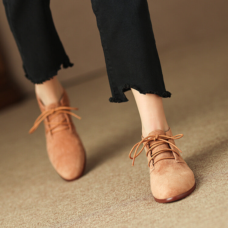 Zapatos Alexa de ante auténtico
