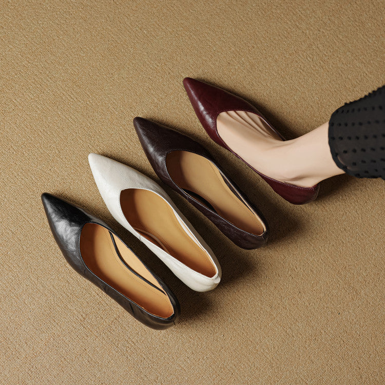 Scarpe basse Fauna in vera pelle