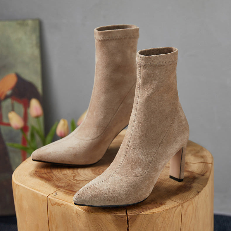 Botas Selara em camurça
