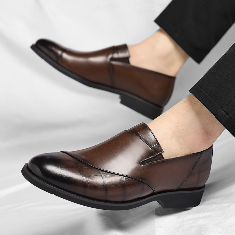 Mocassins de pele com Lurex