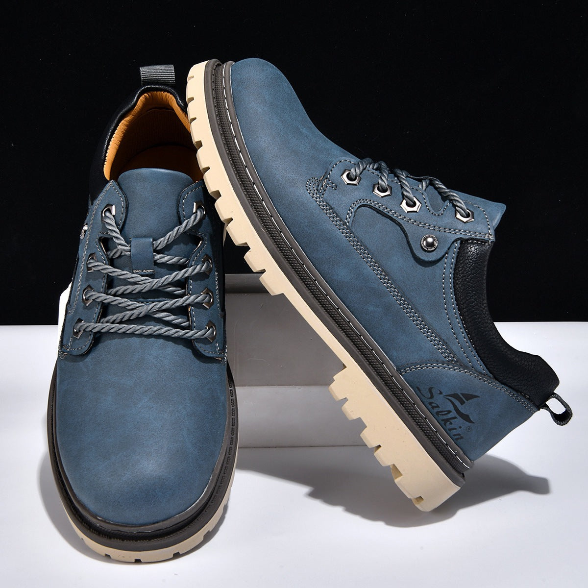 Chaussures à lacets Rexton en cuir premium