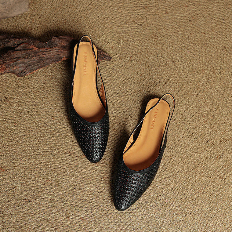 Mirale Slingbacks van Echt Leer