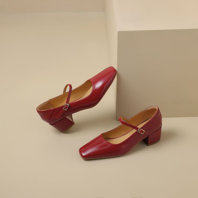 Tacchi Kristen in vera pelle