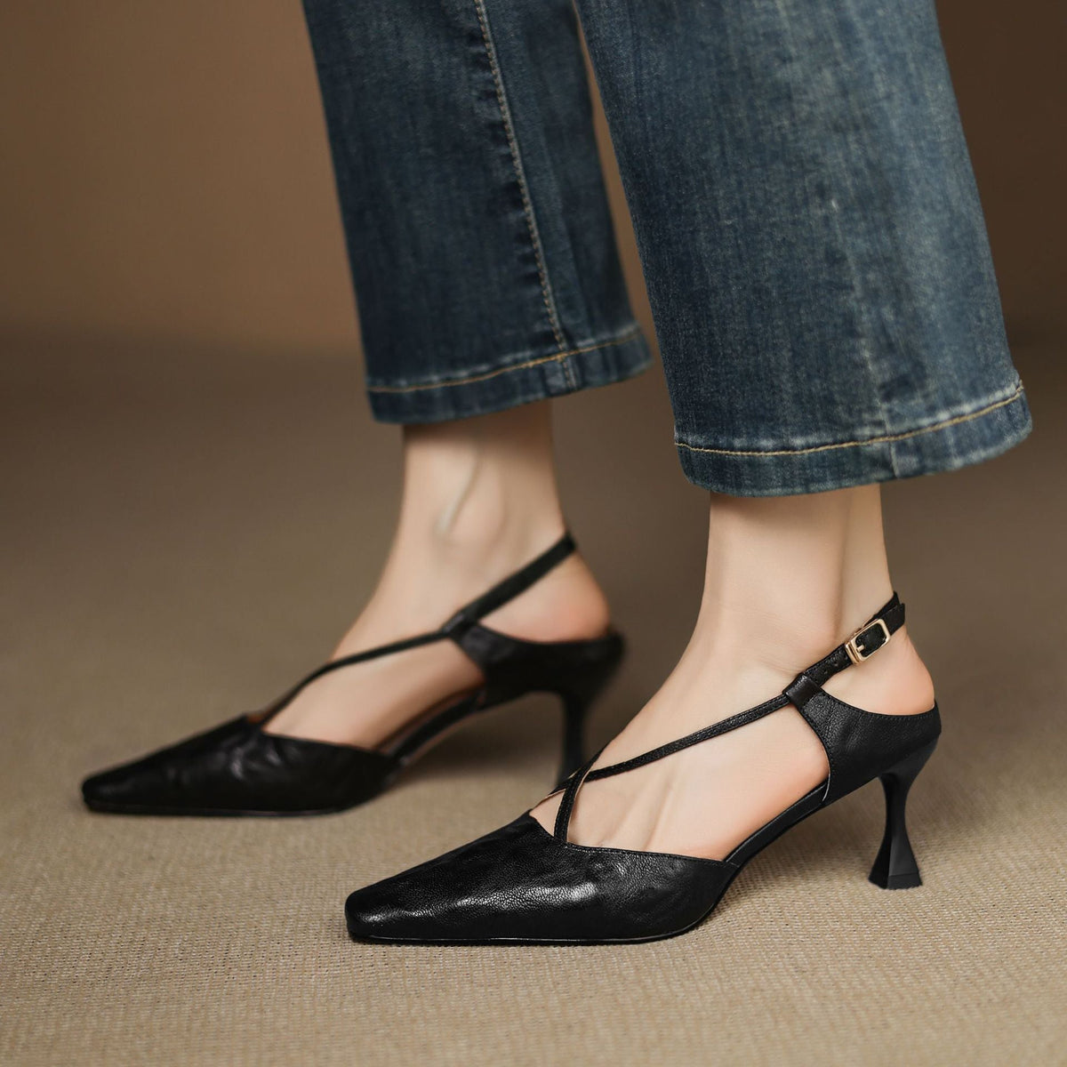 Tacchi Velta in vera pelle
