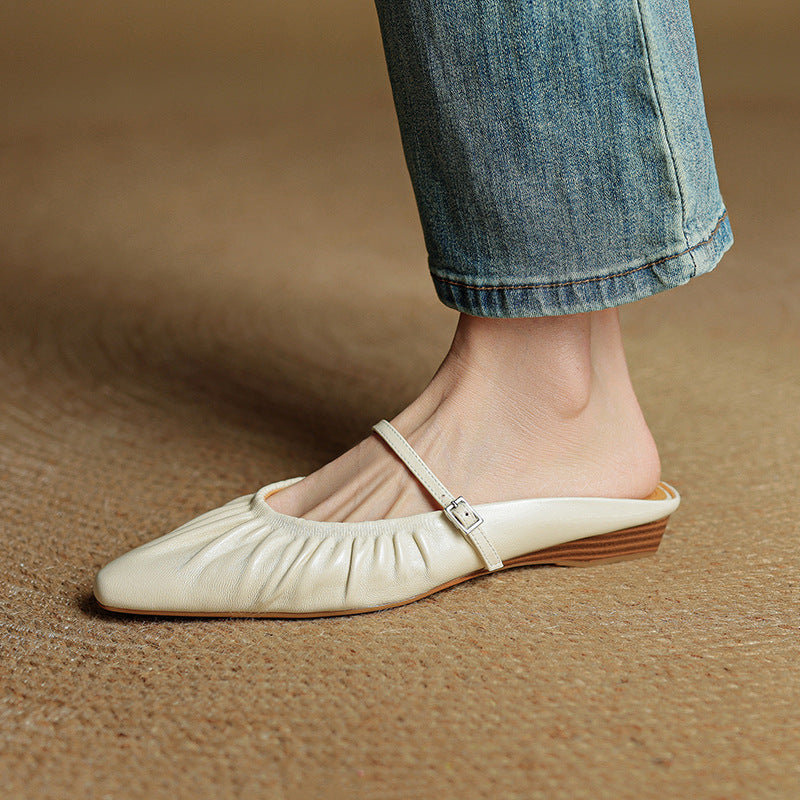 Mules Orena en cuir véritable