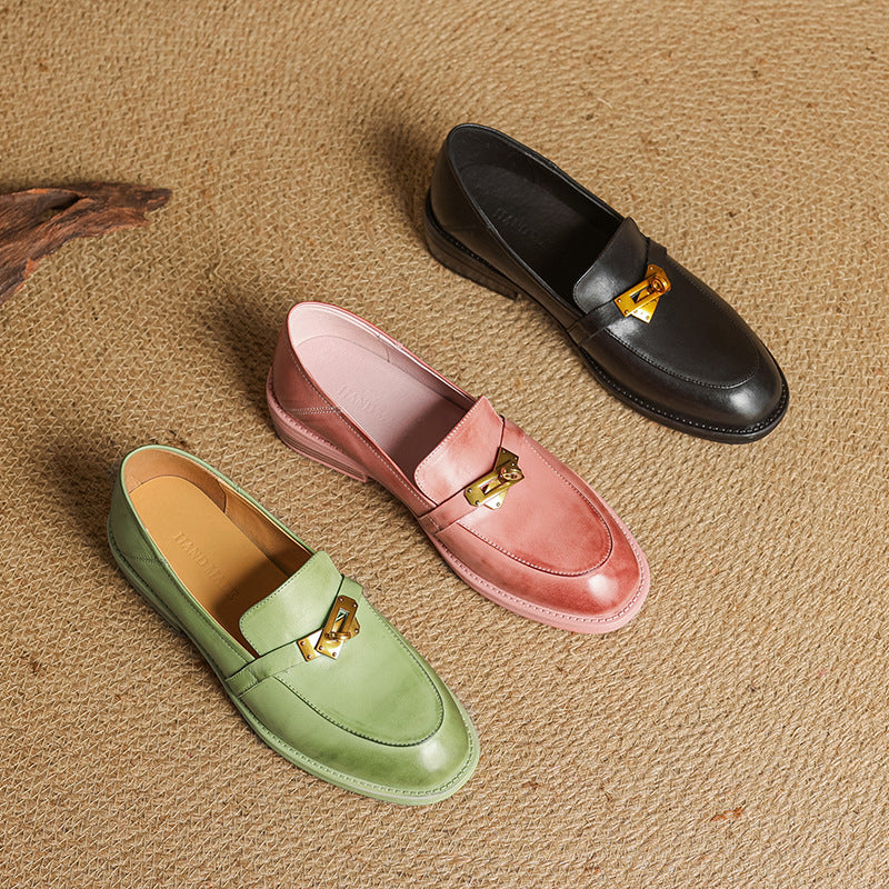 Lena Loafers i Äkta Läder