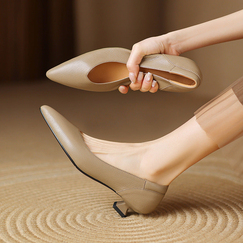 Tacones Nera de cuero genuino