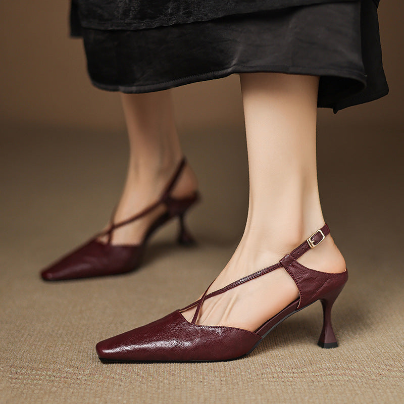 Tacchi Velta in vera pelle