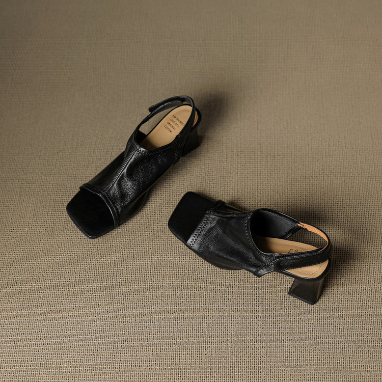 Tacchi slingback Velra in vera pelle