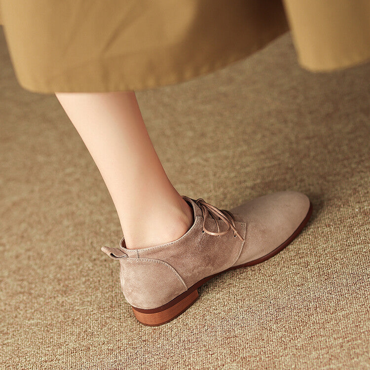Zapatos Alexa de ante auténtico