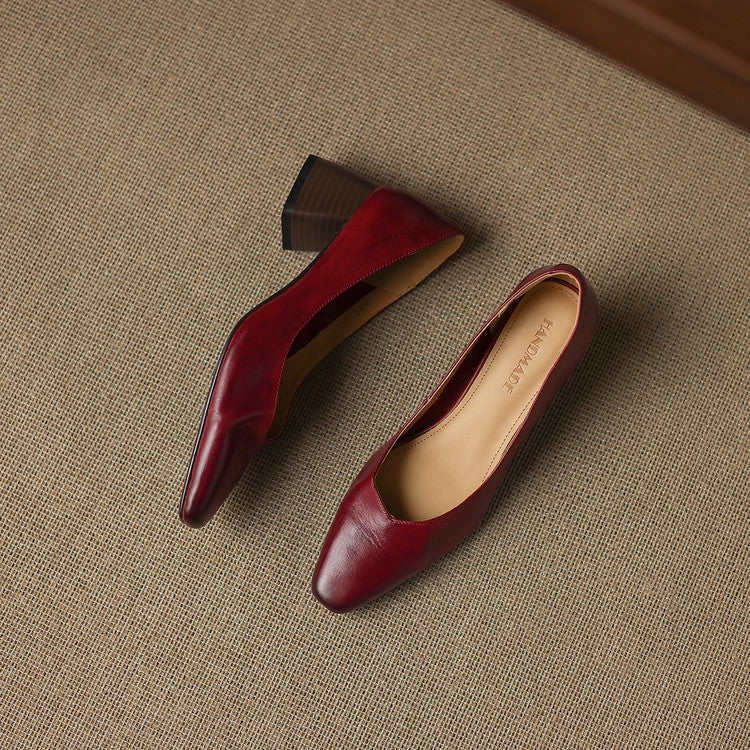 Zila Genuine Leather Heels