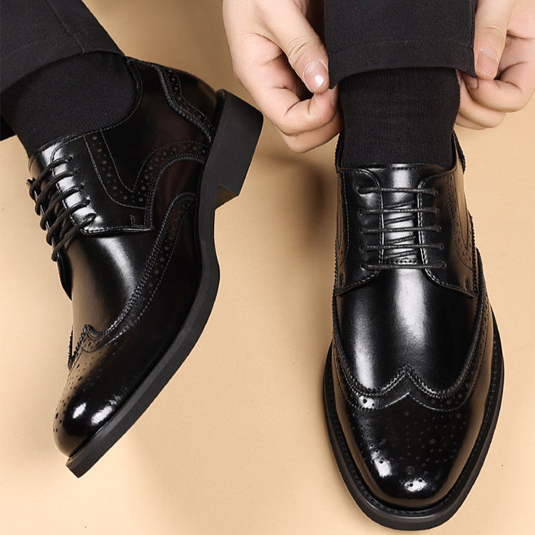 Sapatos Prescot em Pele Genuína