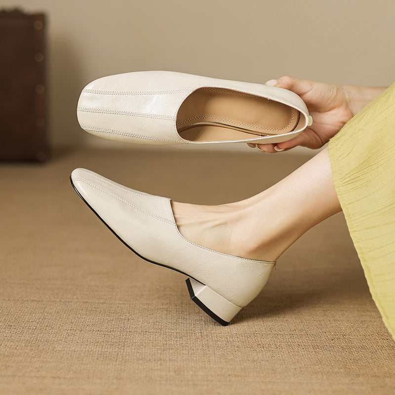 Mocasines Velina de cuero genuino