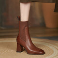 Bottes en cuir Elara