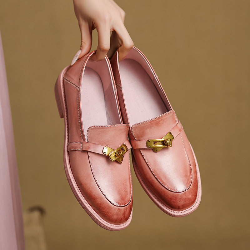 Lena Loafers i Äkta Läder