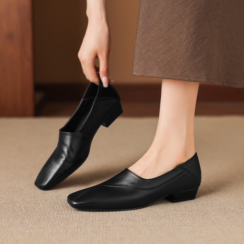Mocassins Sabine en cuir véritable
