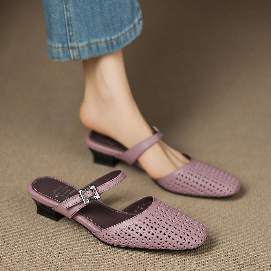 Mules Nilda in vera pelle