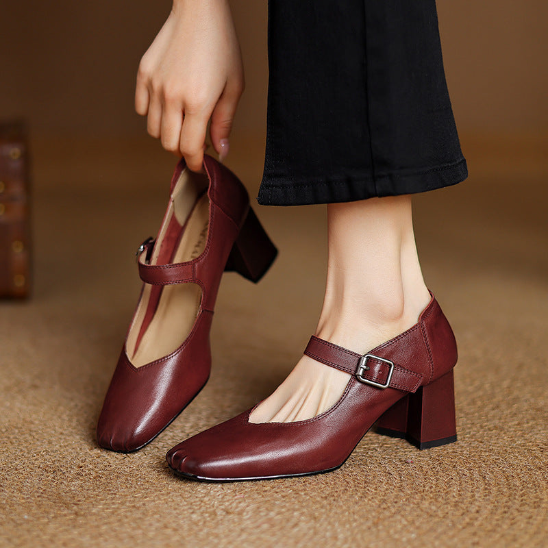 Tacchi Cira in vera pelle
