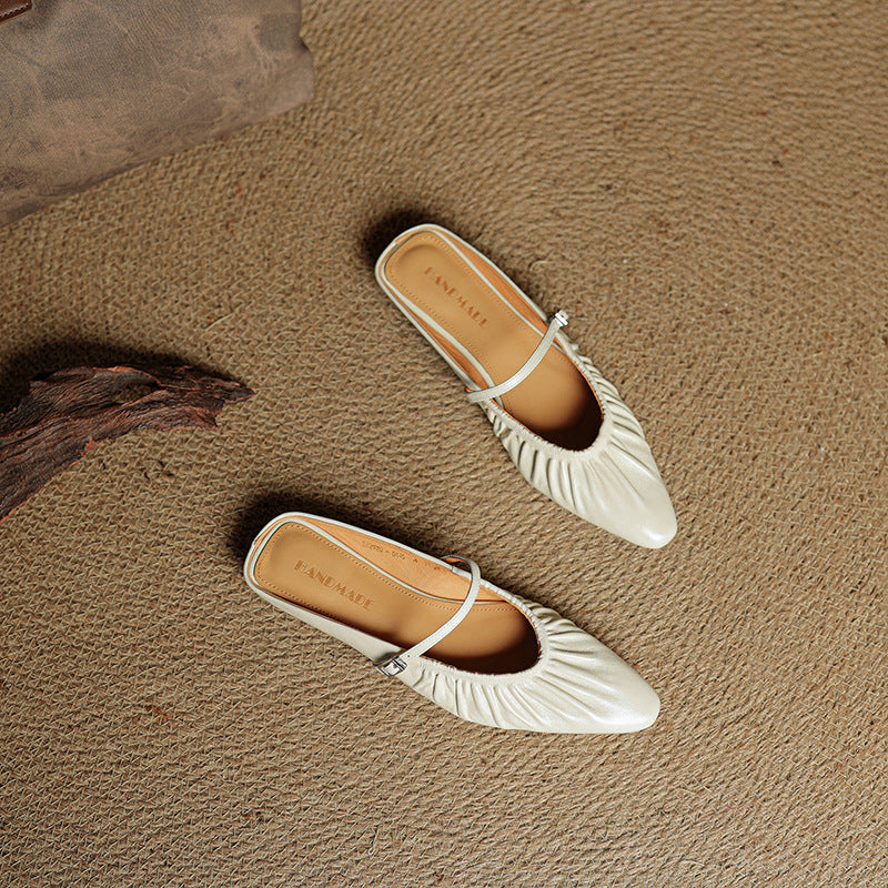 Mules Orena en cuir véritable