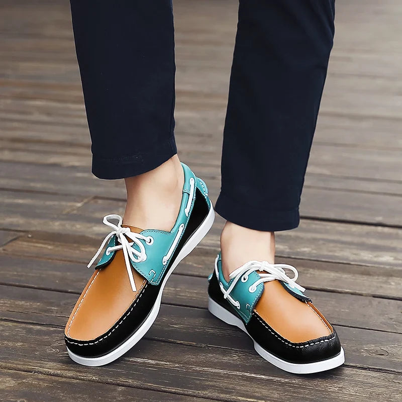 Sapatos Rasko em pele genuína