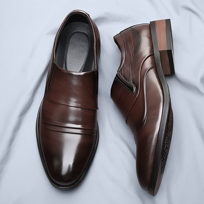 Denvor Businessschuhe aus strukturiertem Leder