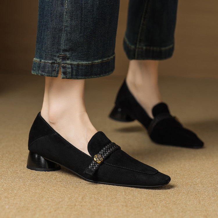 Vimi loafers i ægte ruskind