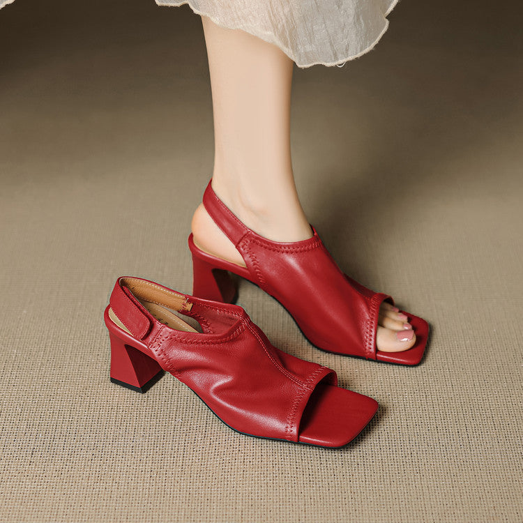 Tacchi slingback Velra in vera pelle
