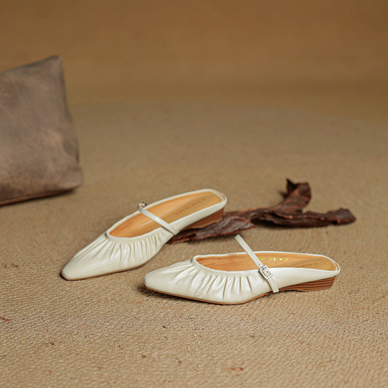 Mules Orena en cuir véritable