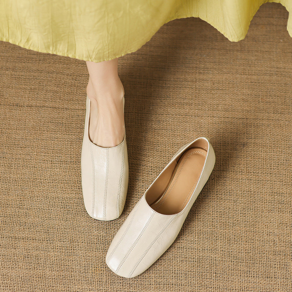 Mocasines Velina de cuero genuino