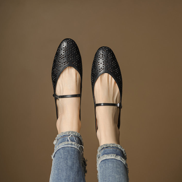 Mules Alina in vera pelle