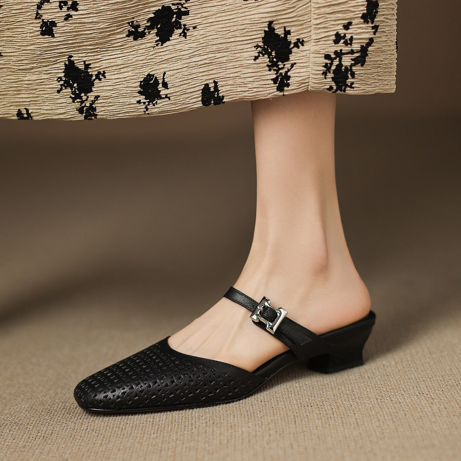 Mules Nilda in vera pelle