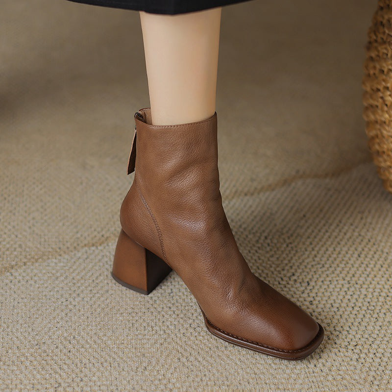 Botas Calisse de cuero genuino