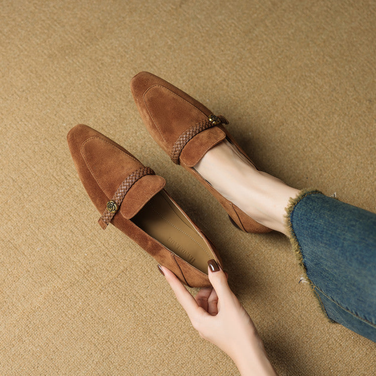 Vimi loafers i ægte ruskind