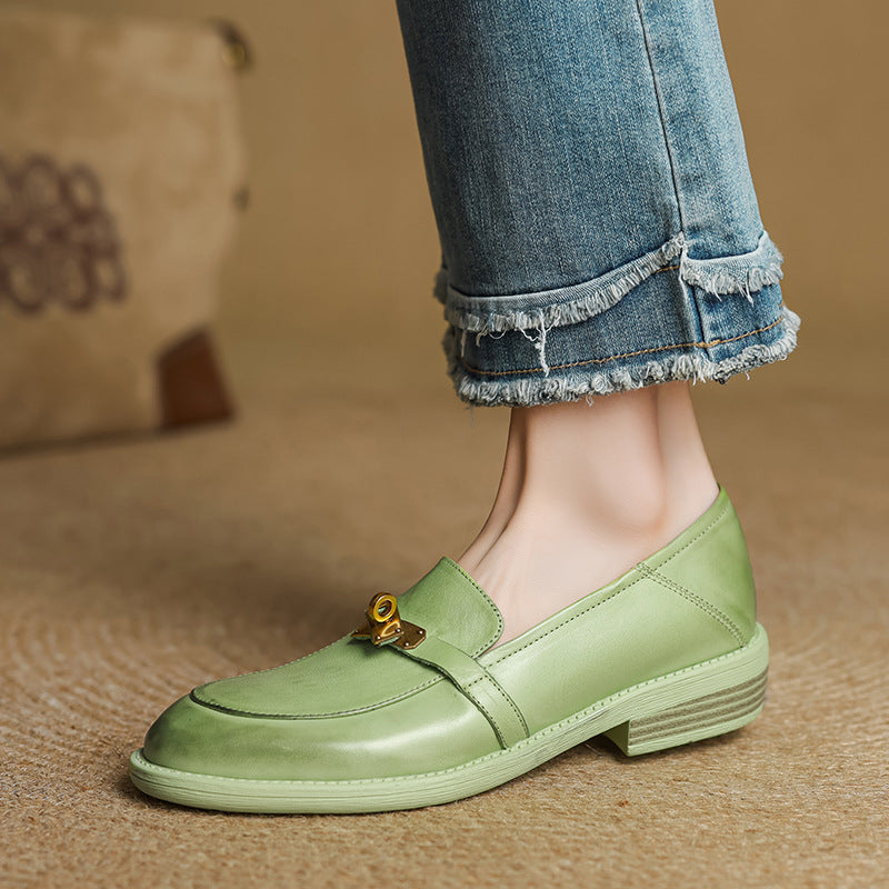 Lena Loafers i Äkta Läder