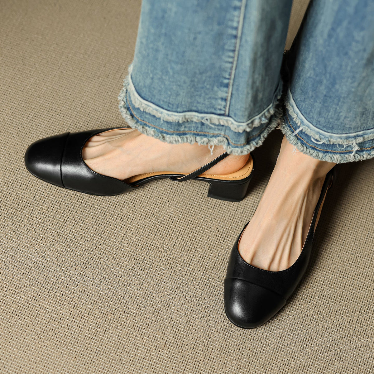 Zapatos de tacón Lureth de piel auténtica