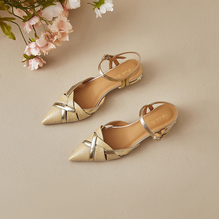 Scarpe basse Rielle in vera pelle
