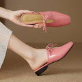 Mules Rosalia in vera pelle