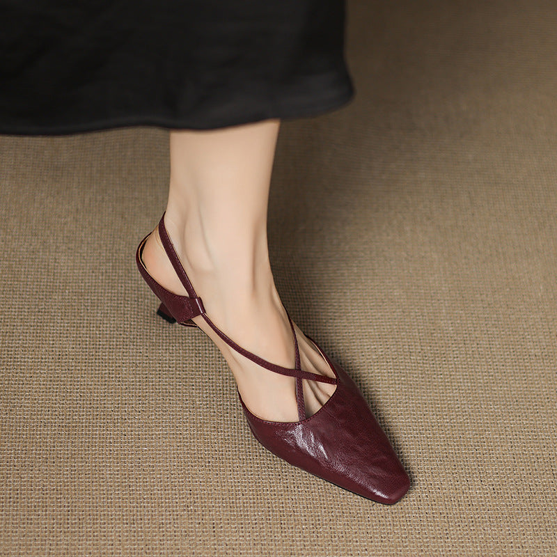 Tacchi Velta in vera pelle