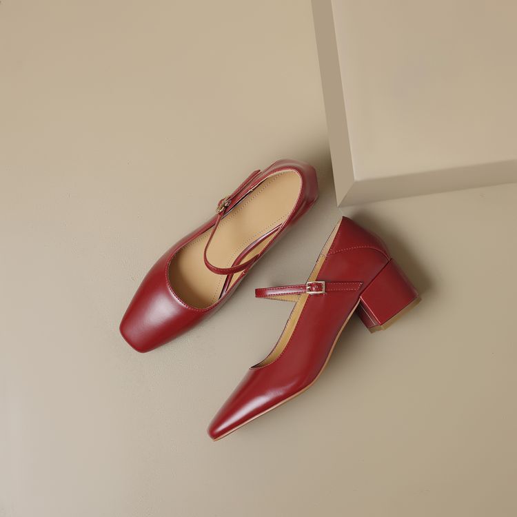 Tacchi Kristen in vera pelle