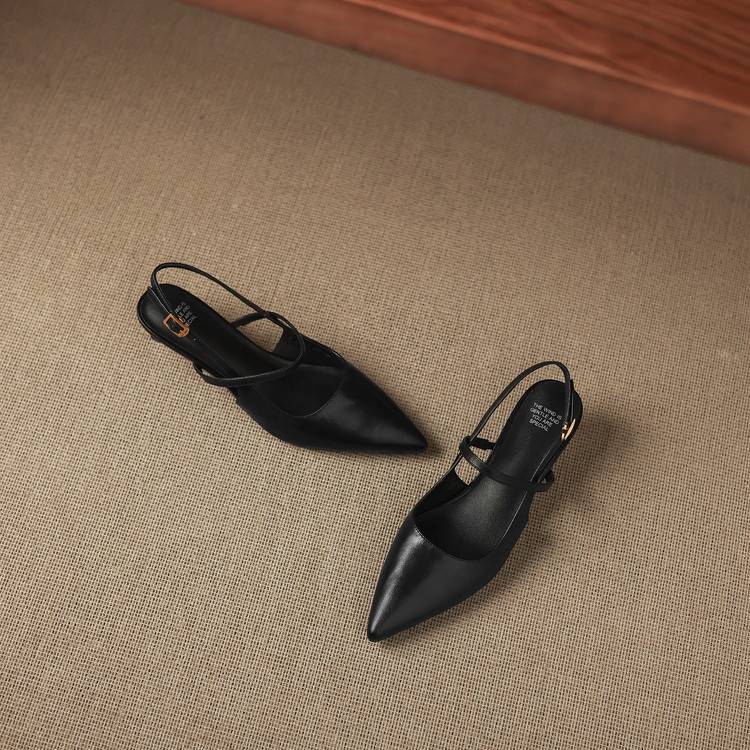 Kemi Slingbacks van Echt Leer