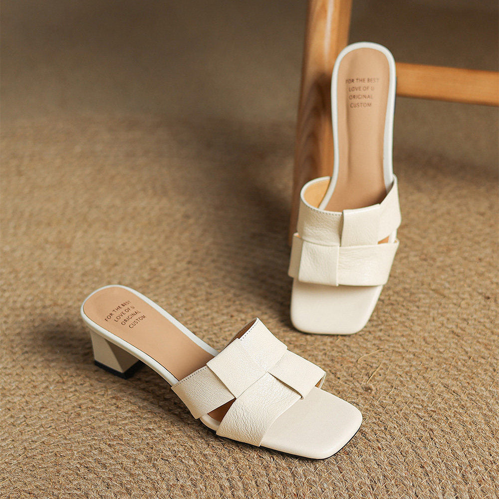 Mules Sereno de piel