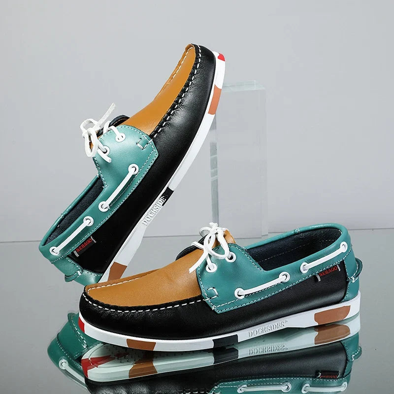 Sapatos Rasko em pele genuína