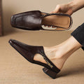Mules de cuero Nella